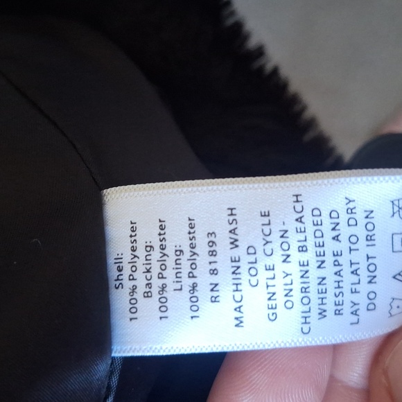 Dialogue Black Faux Fur Jacket with Hidden Snaps & 3/4 Sleeves “My Fair Lady” XL - Picture 9 of 10